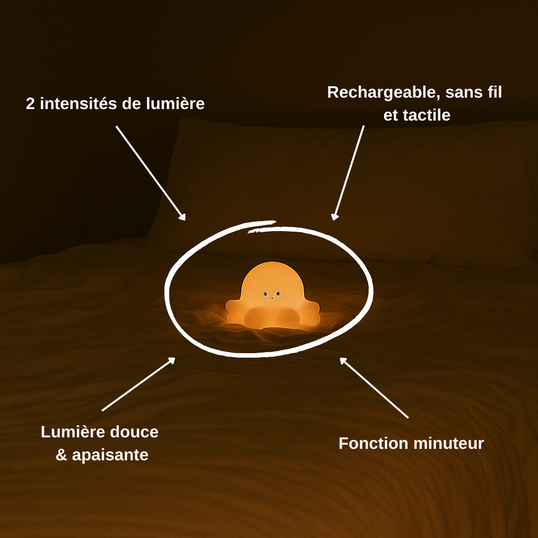 Veilleuse Poulpe