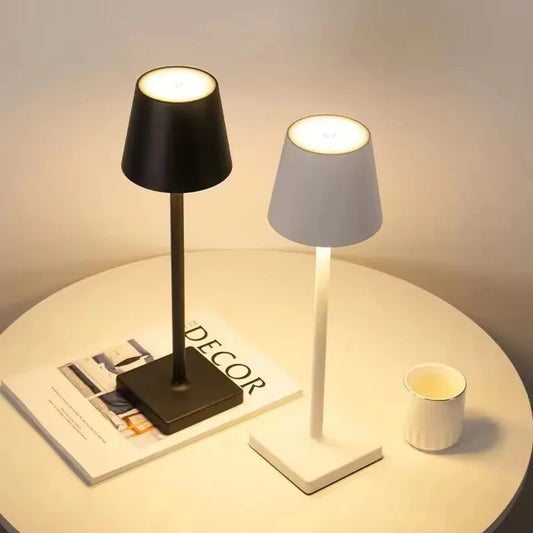 Lampe de chevet LED <br> Rechargeable et tactile