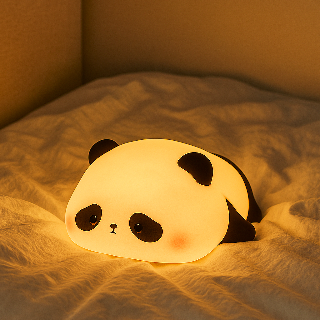 Veilleuse LED en forme de panda – Veilleuse design pour chambre d’enfant ou décoration originale