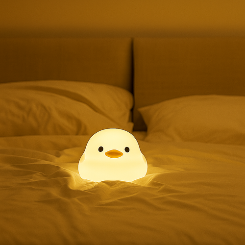 Veilleuse LED en forme de canard – Veilleuse mignonne pour chambre d’enfant ou décoration ludique