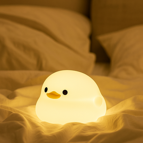 Veilleuse LED en forme de canard – Veilleuse mignonne pour chambre d’enfant ou décoration ludique